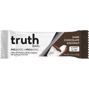 Truth Bar Dark Chocolate Coconut Probiotic Bar