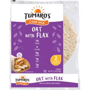 Tumaro's Oat with Flax Carb Wise Wraps