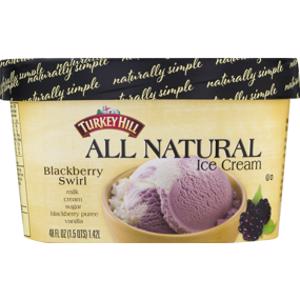 Turkey Hill All Natural Blackberry Swirl Ice Cream