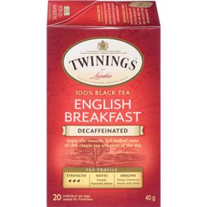 Twinings English Breakfast Decaffeinated Black Tea