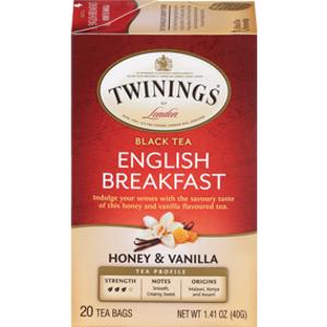 Twinings English Breakfast Honey & Vanilla Black Tea