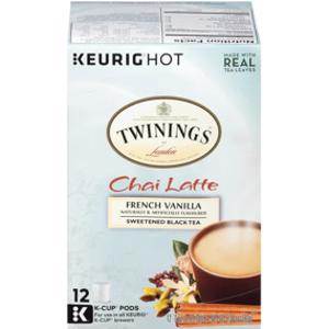 Twinings French Vanilla Chai Latte K-Cup Pods