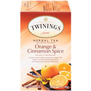 Twinings Orange & Cinnamon Spice Herbal Tea