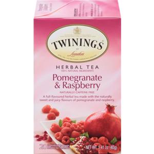 Twinings Pomegranate & Raspberry Herbal Tea