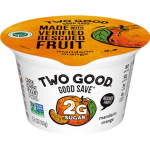 Two Good Mandarin Orange Greek Yogurt