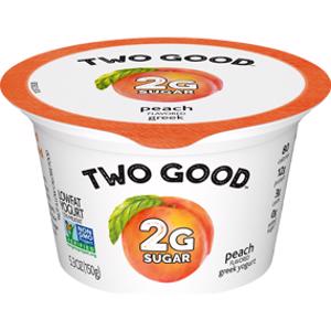 Two Good Peach Greek Yogurt