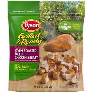 Tyson Grilled Diced Chicken Breast