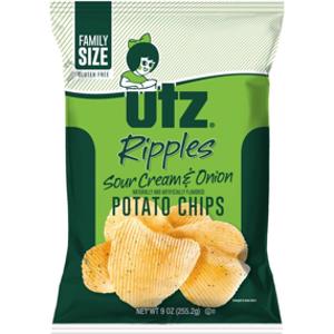 Utz Ripples Sour Cream & Onion Potato Chips