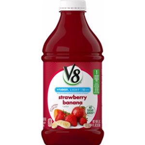 V8 V-Fusion Light Strawberry Banana Juice