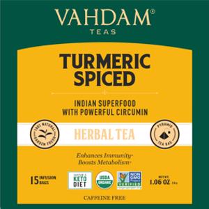 Vahdam Turmeric Spiced Herbal Tea