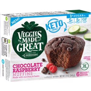 Veggies Made Great Keto Chocolate Raspberry Muffins