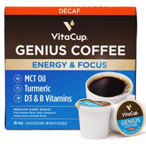 VitaCup Genius Decaf Coffee Pods