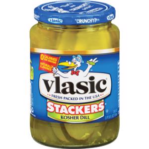 Vlasic Stackers Kosher Dill Sandwich Pickles