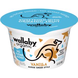 Wallaby Organic No Sugar Added Vanilla Greek Yogurt