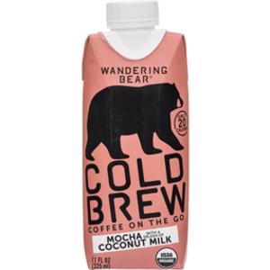 Wandering Bear Organic Mocha Cold Brew Coffee w/ Coconut Milk