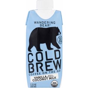 Wandering Bear Organic Vanilla Cold Brew Coffee w/ Coconut Milk