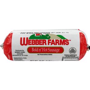 Webber Farms Bold N' Hot Sausage Roll