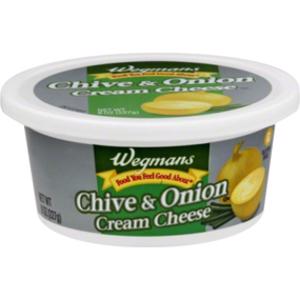 Wegmans Chive & Onion Cream Cheese