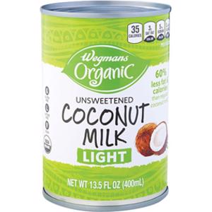Wegmans Organic Light Unsweetened Coconut Milk