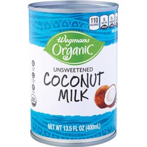 Wegmans Organic Unsweetened Coconut Milk