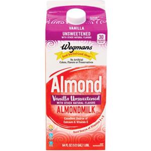 Wegmans Unsweetened Vanilla Almond Milk