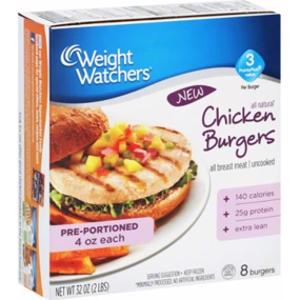 Weight Watchers Chicken Burgers