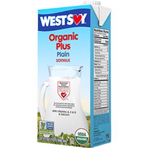 Westsoy Organic Plus Plain Soymilk