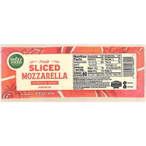 Whole Foods Market Fresh Sliced Mozzarella