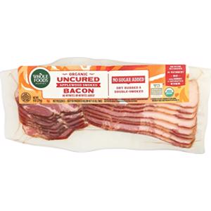 Whole Foods Market Organic Uncured No Sugar Smoked Bacon