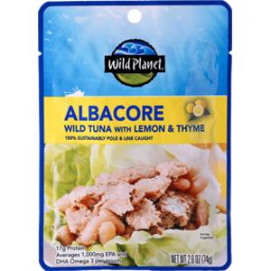 Wild Planet Albacore Wild Tuna w/ Lemon & Thyme