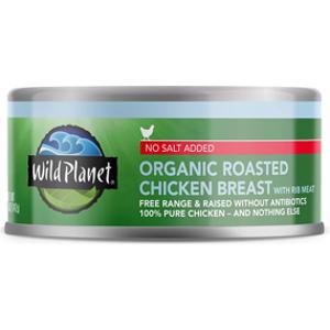 Wild Planet Organic Roasted No Salt Chicken Breast