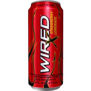 Wired X Strawberry Lemonade Energy Drink