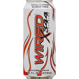Wired X344 Sugar Free Energy Drink