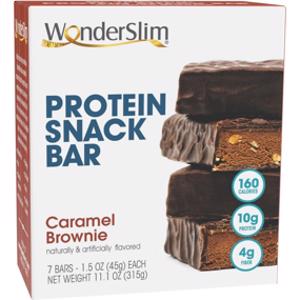 WonderSlim Caramel Brownie Protein Snack Bar