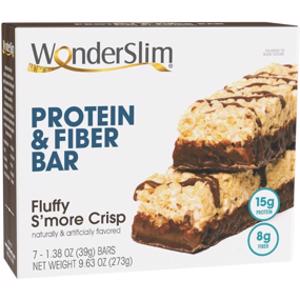WonderSlim Fluffy S'more Crisp Protein & Fiber Bar