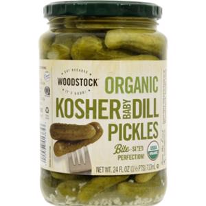 Woodstock Organic Kosher Baby Dill Pickles