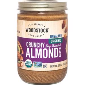 Woodstock Organic Crunchy Dry Roasted Almond Butter