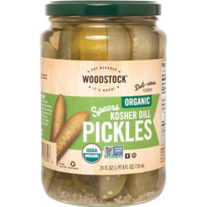 Woodstock Organic Kosher Dill Pickle Spears