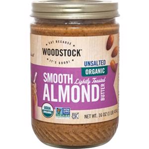 Woodstock Organic Smooth Lightly Toasted Almond Butter