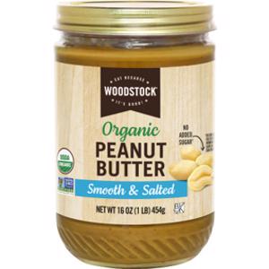 Woodstock Organic Peanut Butter Smooth & Salted