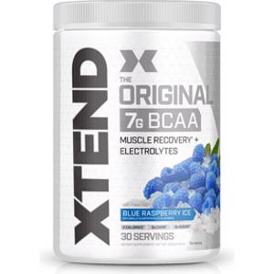 Xtend Blue Raspberry Ice Muscle The Original BCAA Recovery + Electrolytes