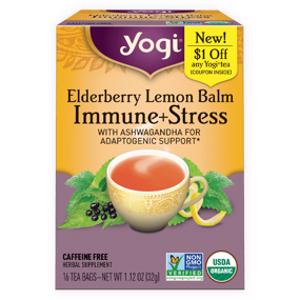 Yogi Elderberry Lemon Balm Immune + Stress Tea