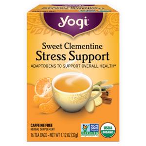 Yogi Stress Support Sweet Clementine Tea