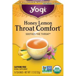 Yogi Throat Comfort Honey Lemon Tea