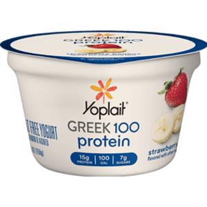 Yoplait Greek 100 Protein Strawberry Banana Yogurt