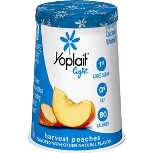 Yoplait Light Harvest Peach Yogurt