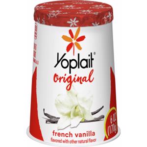 Yoplait Original French Vanilla Low Fat Yogurt