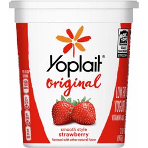 Yoplait Original Smooth Style Strawberry Low Fat Yogurt