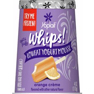 Yoplait Whips! Orange Creme Lowfat Yogurt Mousse
