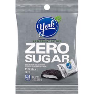 York Zero Sugar Dark Chocolate Peppermint Patties